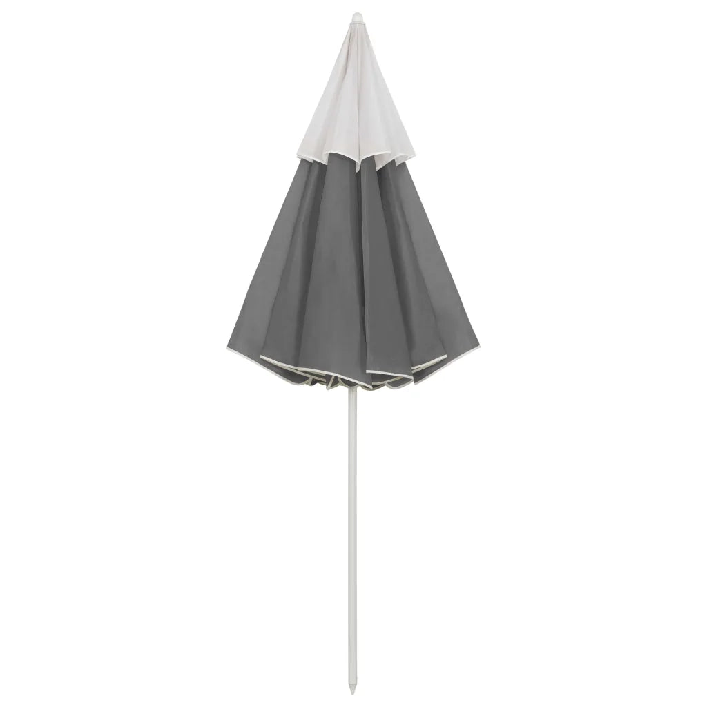 Ombrellone da Spiaggia Antracite 240 cm 314718
