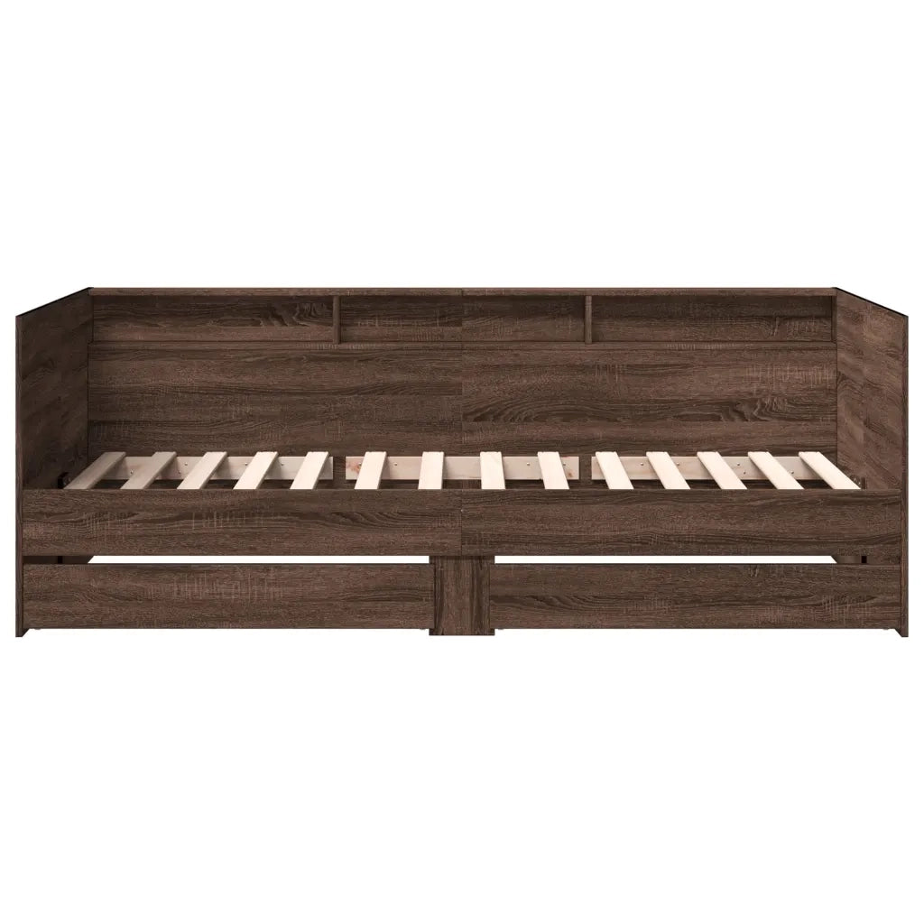Divano Letto con Cassetti senza Materasso 75x190 cm 3280866