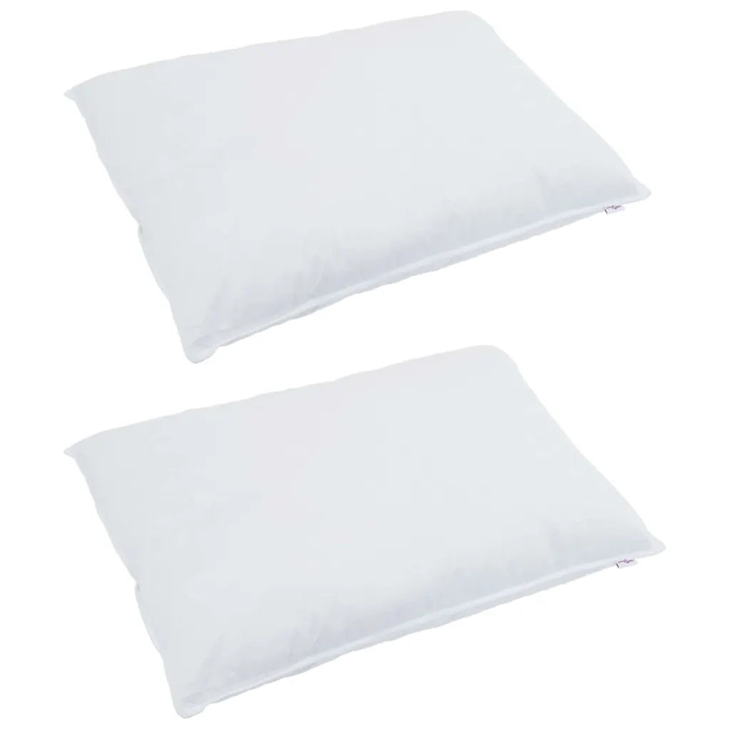 Cuscino con cuscino 2 pcs Bianco 50 x 70 cm Piuma 42007687