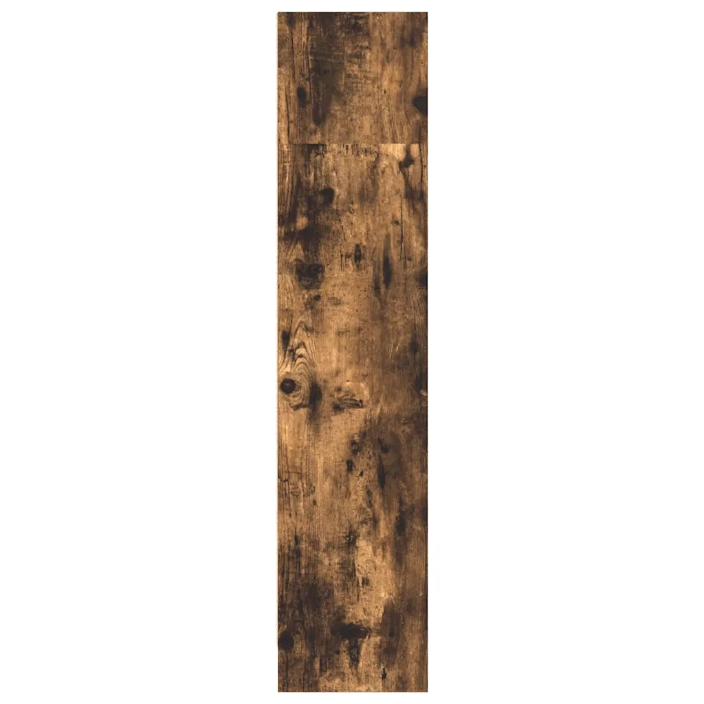 Libreria Rovere Fumo 80x24x109 cm in Legno Multistrato 857839