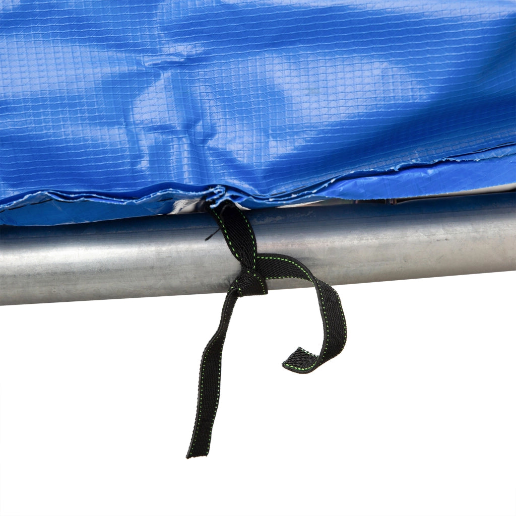 Copertura Tappeto Elastico Giardino Imbottita ¨C Zephmum ¨C Blu ?244cm