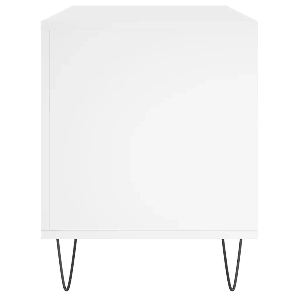 Mobile Porta Dischi Bianco 100x38x48 cm in Legno Multistrato CFW4007093