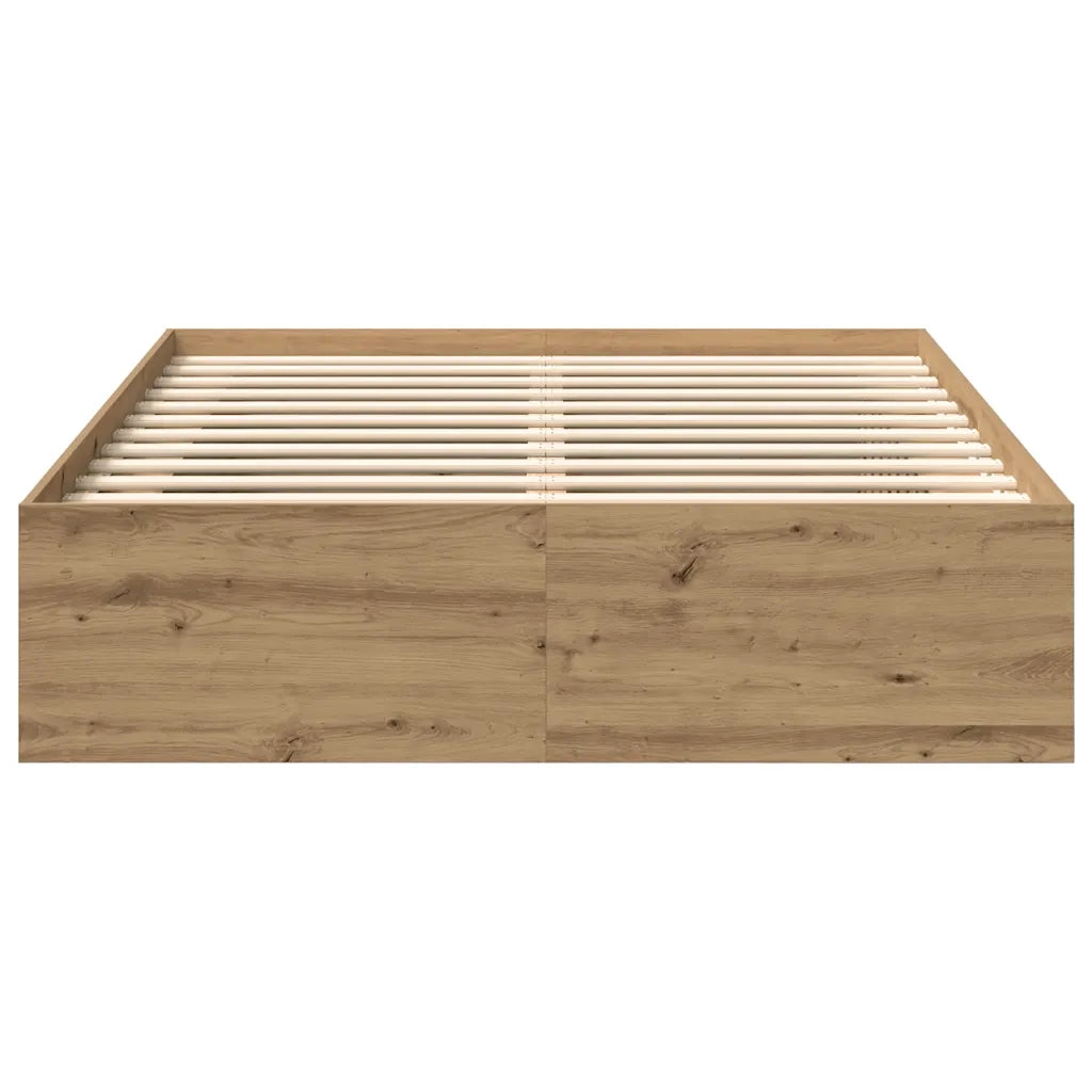 Giroletto senza Materasso-Struttura Letto Rovere Artigianale 140x200cm 775087