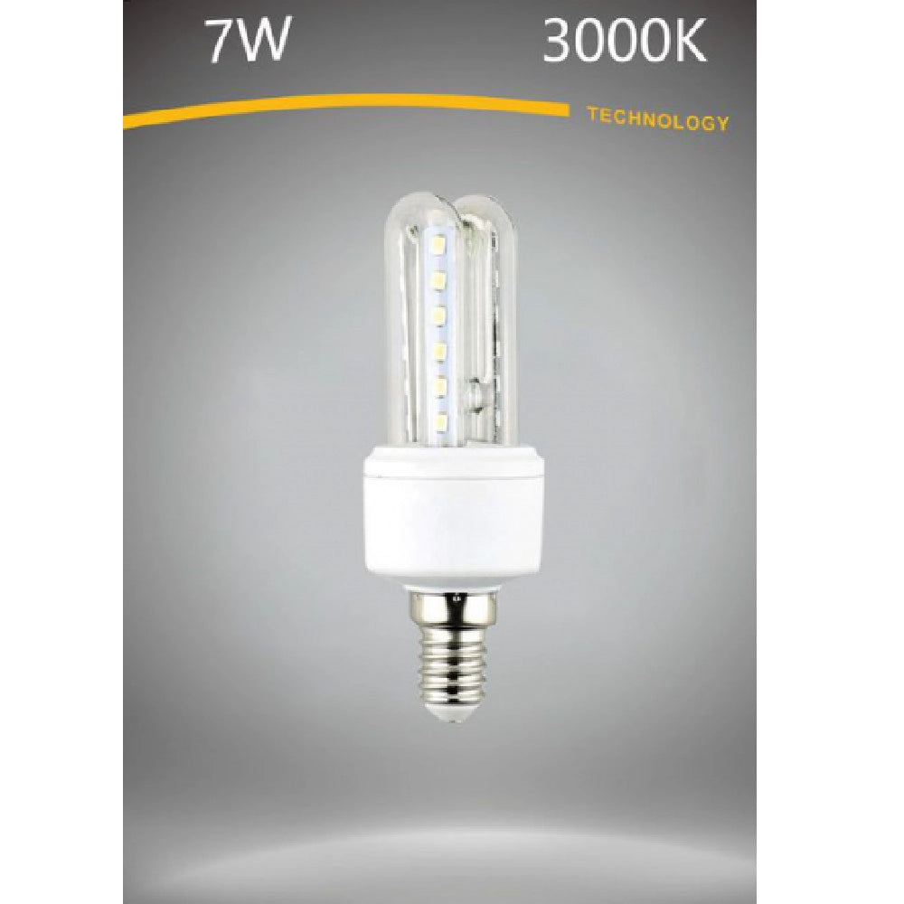 Trade Shop - Lampadina Led E14 7 W Bianco Caldo 3000k Freddo 6500k Naturale 4000k 2u-02t -