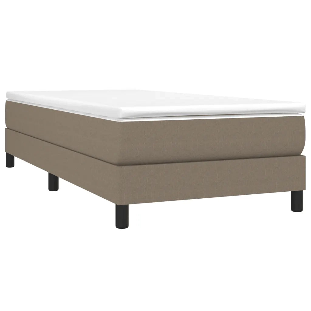 Struttura Letto a Rete a Molle Tortora 80x200 cm Tessuto 3120472