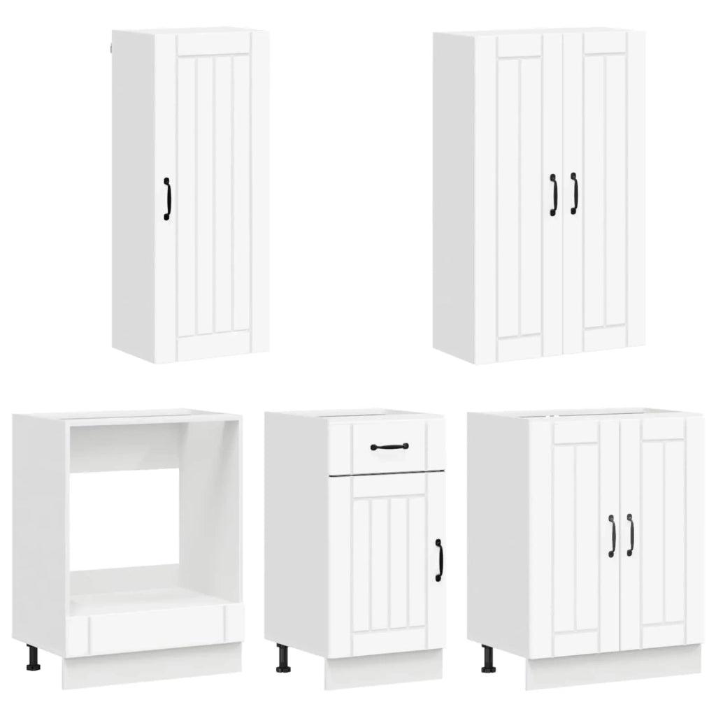 Unità Cucina LUCCA 5 pcs Bianco 3438265