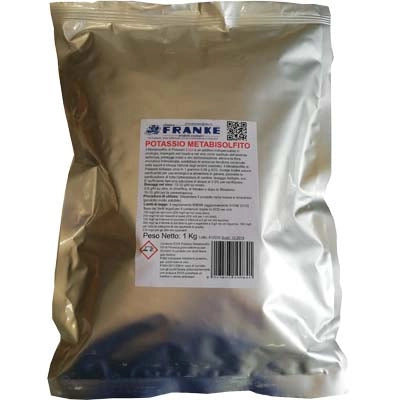 METABISOLFITO POTASSICO ENOLOGICO E224 - KG 1- 2 pezzi