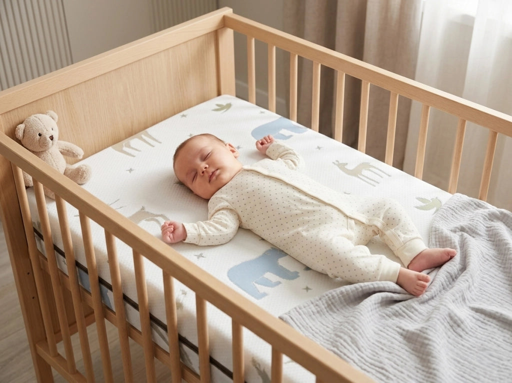 Materasso culla e lettino Neonato Antisoffoco Certificato CertiPUR™ e OEKO-TEX® – 100% Made in Italy Misura: 50X80 NEXT TO ME