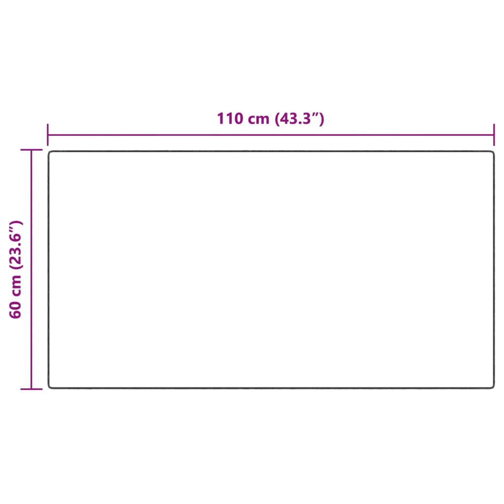 Tappeto antiscivolo in sintetica di coniglio OLITE Beige 42021631