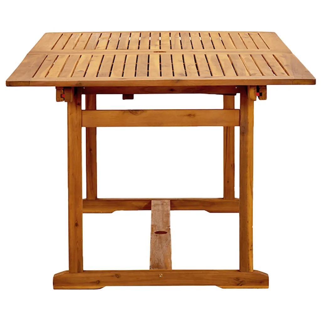 Set Pranzo da Giardino 5pz Legno Massello di Acacia e Textilene 3279302