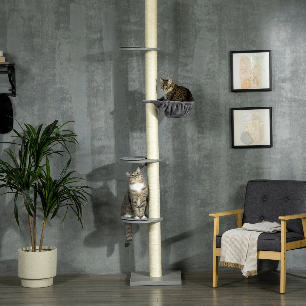 TIRAGRAFFI A SOFFITTO Regolabile 230-250 cm Grigio