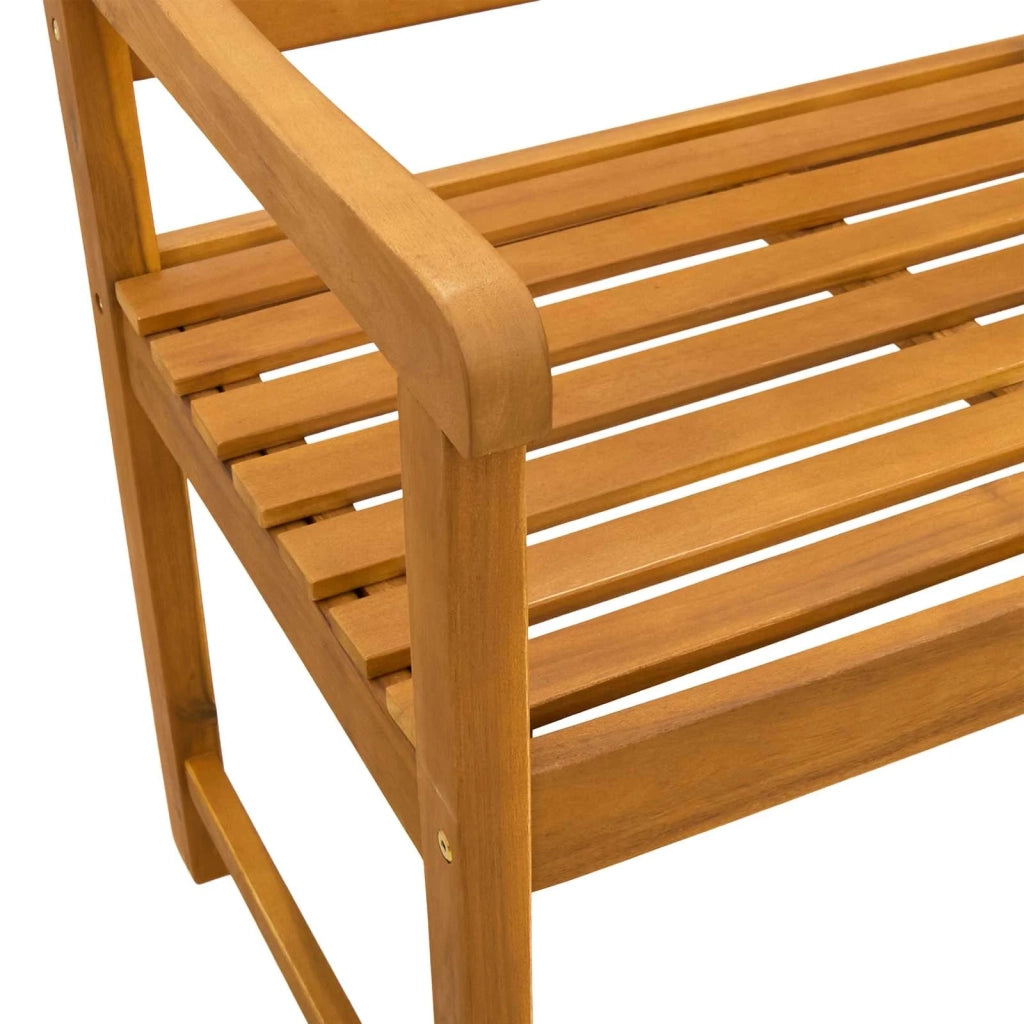 Panchina da esterno | Panchina da Giardino | Panca da Giardino Naturale 150 x 55,5 x 90 cm