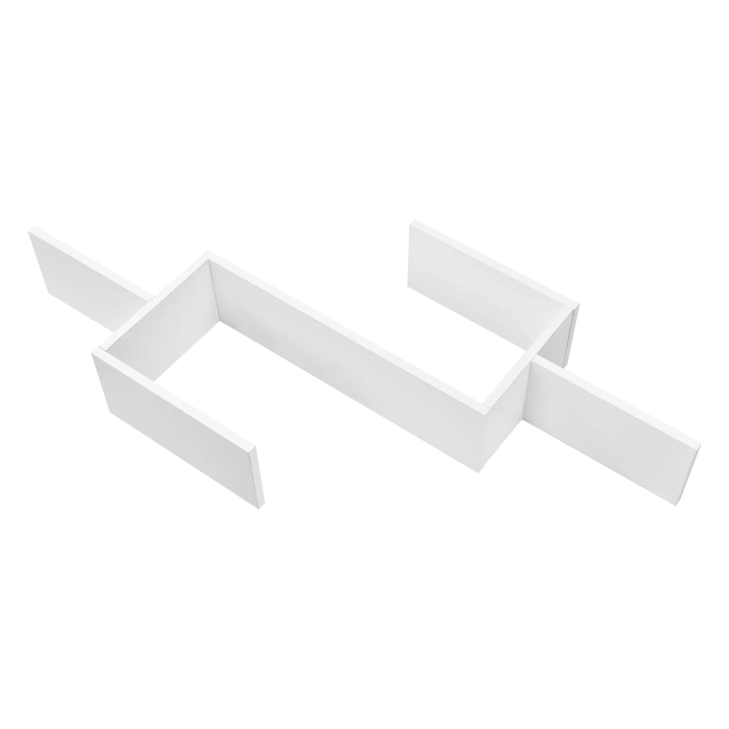 Mensola da parete mobile contenitore di design 104 cm bianco 03_0005205