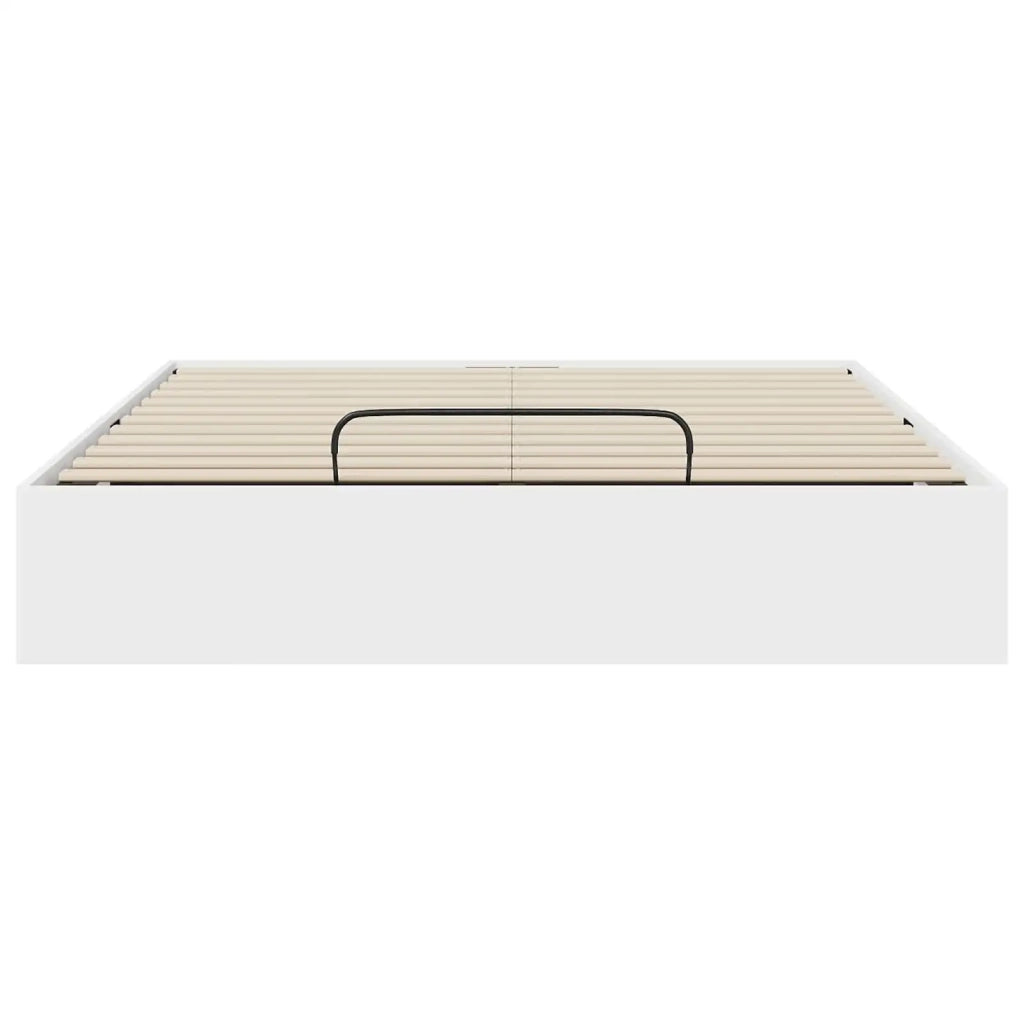 Letto matrimoniale | Letto per adulti | Letto ottomano Bianco 193 x 120 x 25 cm Legno ingegnerizzato
