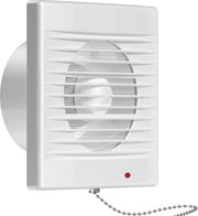Ventilatore per bagno 100mm a design - Aspiratore per bagno con timer