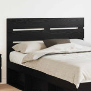 Testiera-Testata-Testiera Decorativa Rovere Nero 150 cm Legno multistrato 120744