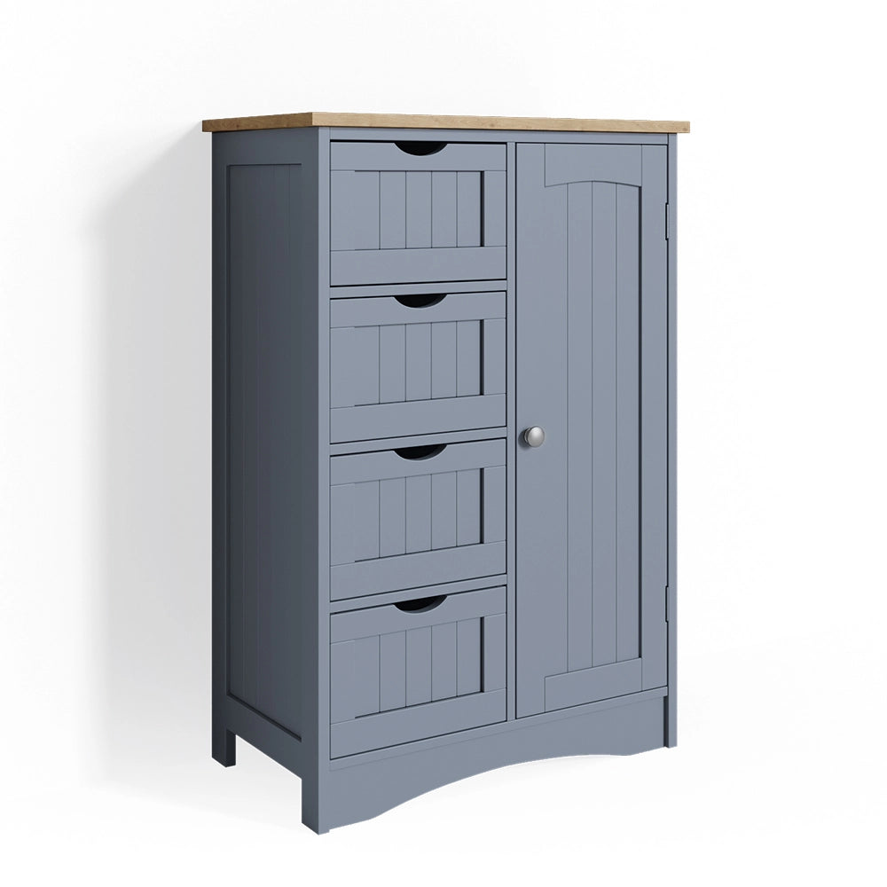 Vicco Cassettiera da bagno Grigio 55 x 81 cm