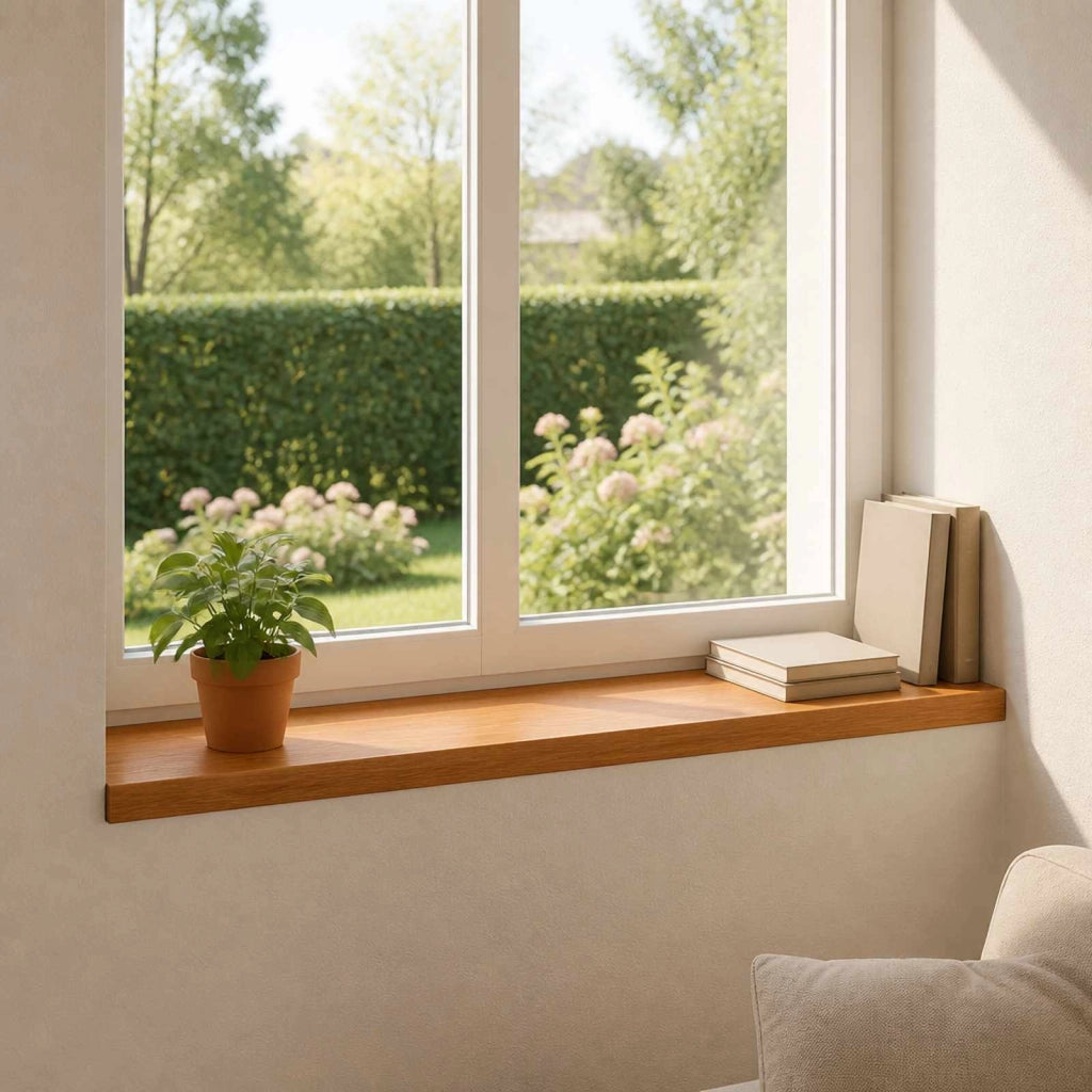 Soglie per finestre 2 pz Marrone 90 x 25 x 2 cm 42049986