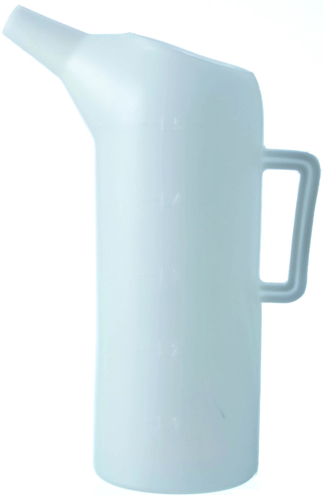 CARAFFA GRADUATA CON IMBUTO PER OLIO lt. 5