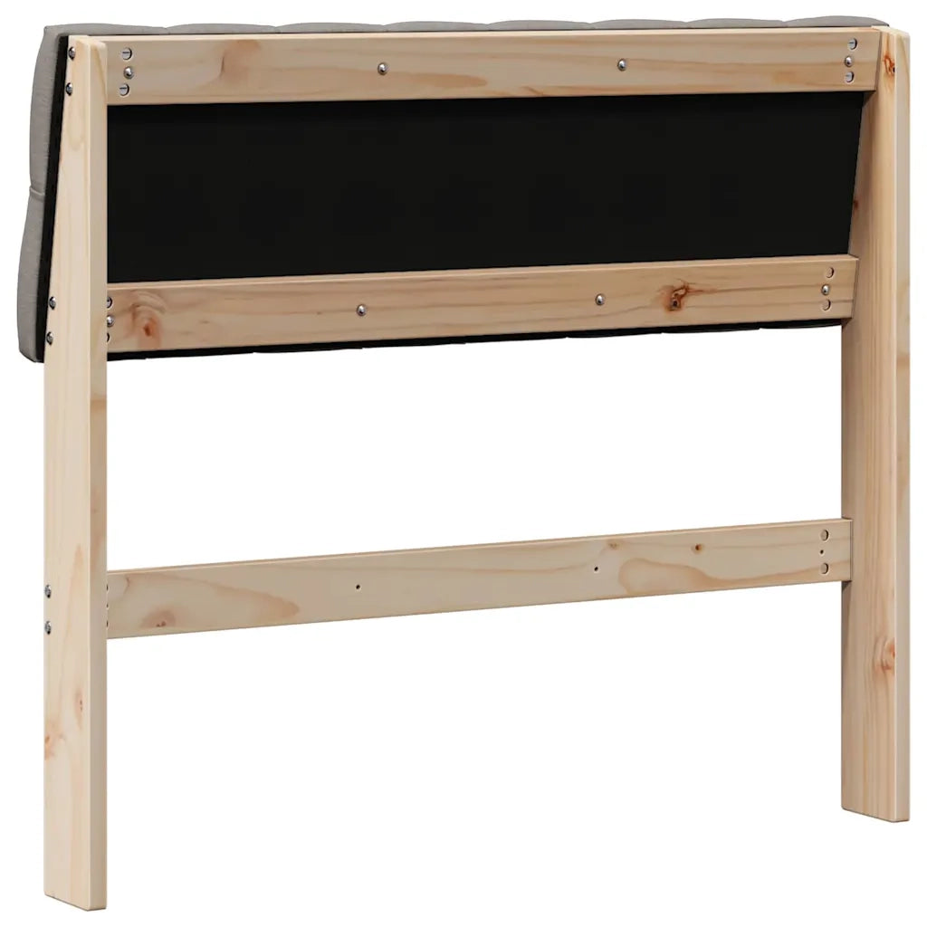 Testiera imbottita-Testiera con Cuscini-Testata Talpa 90 cm Pino massello 392137
