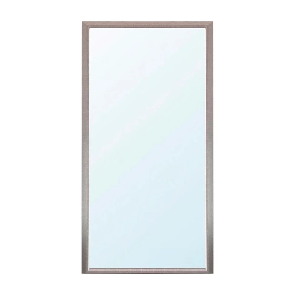 Specchiera Rettangolare con Cornice Sintesi tessuto grigio 127x65 cm. – Eleganza e raffinatezza