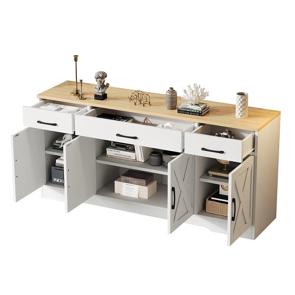 Buffet - Xylo - bianco legno multifunzione moderno
