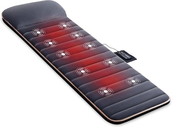 Mat Matrass con Calore e 10 Motori Vibrazionali - Massaggio per la Colonna Vertebrale e le Gambe - Matrimonio Regalo Matrass con Funzione Vibrazionale