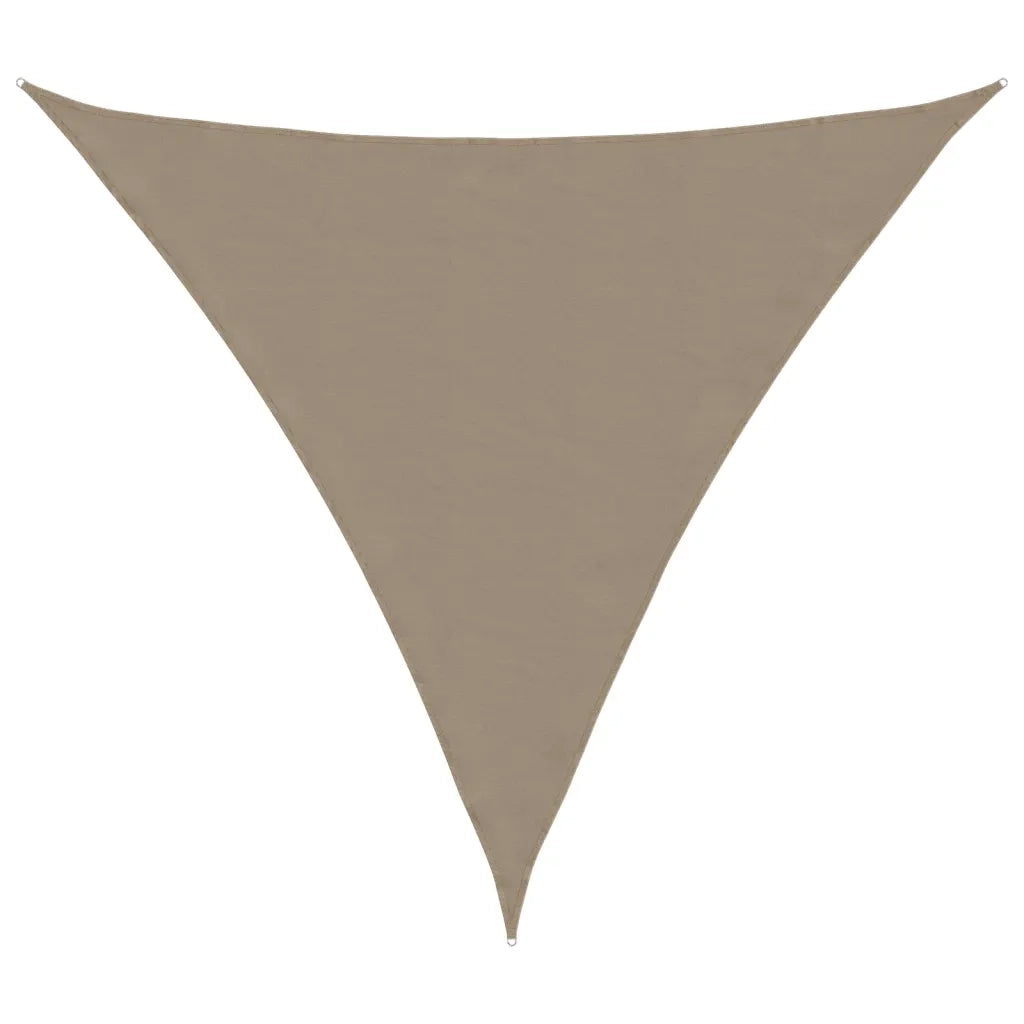 Vela Ombreggiante-Parasole a vela Oxford Triangolare 3x3x3 m Grigio Talpa