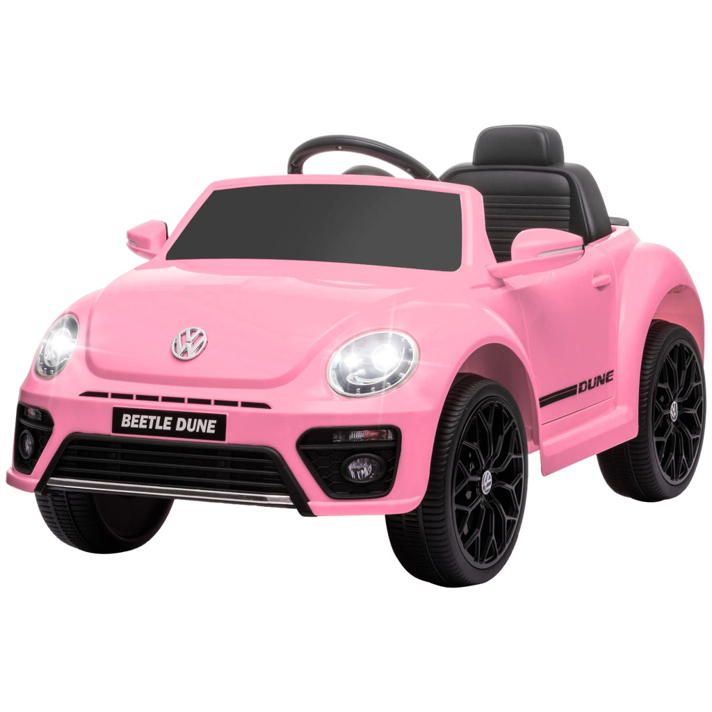 Auto elettrica per bambini Maggiolino VW ¨C Xylo ¨C Rosa con telecomando e musica