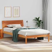 Struttura del letto-Giroletto Marrone cerato 75 x 190 cm Pino massello 779332