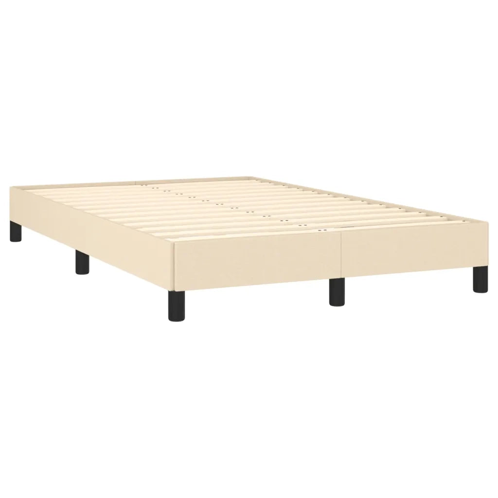 Giroletto senza Materasso-Struttura Letto Crema 120x190cm in Tessuto 275686