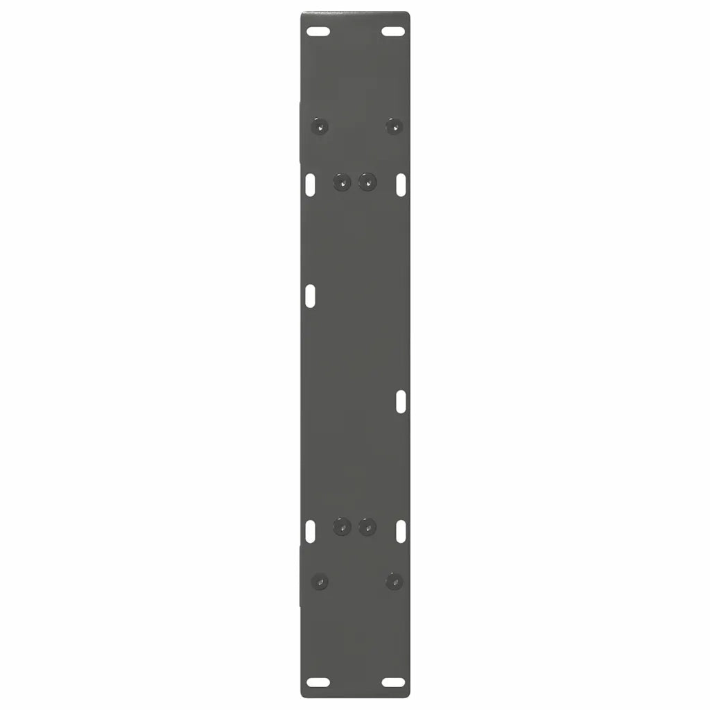 Gambe per tavolo da pranzo a forma di A 2 pz Antracite 80x(72-73) cm Acciaio 4012858