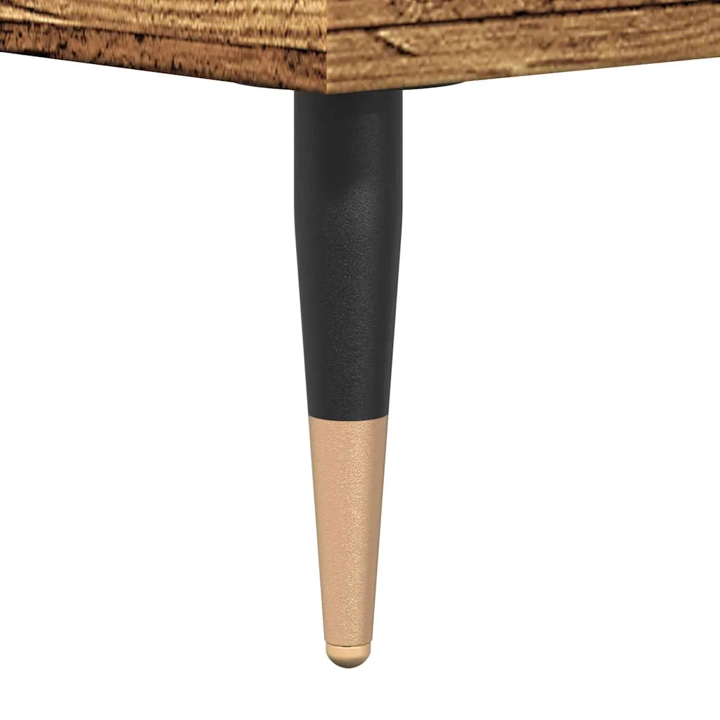 Tavolino da Salotto-Tavolino da soggiorno-Tavolo Legno Antico 60x50x36,5cm Legno Multistrato