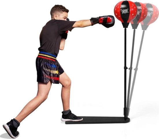 Impattatore - Set di Boxe - Impattatori da Boxe - Inclusa Base - Per Uso Interno ed Esterno - Impattatore