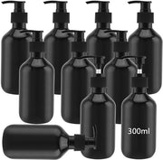 Dispensatore per prodotti liquidi 300 ml - Flacone lavabile - Dispensatore per shampoo e balsamo - Dispensatore per sapone liquido - Materiale PET - Costruzione robusta - Flessibili