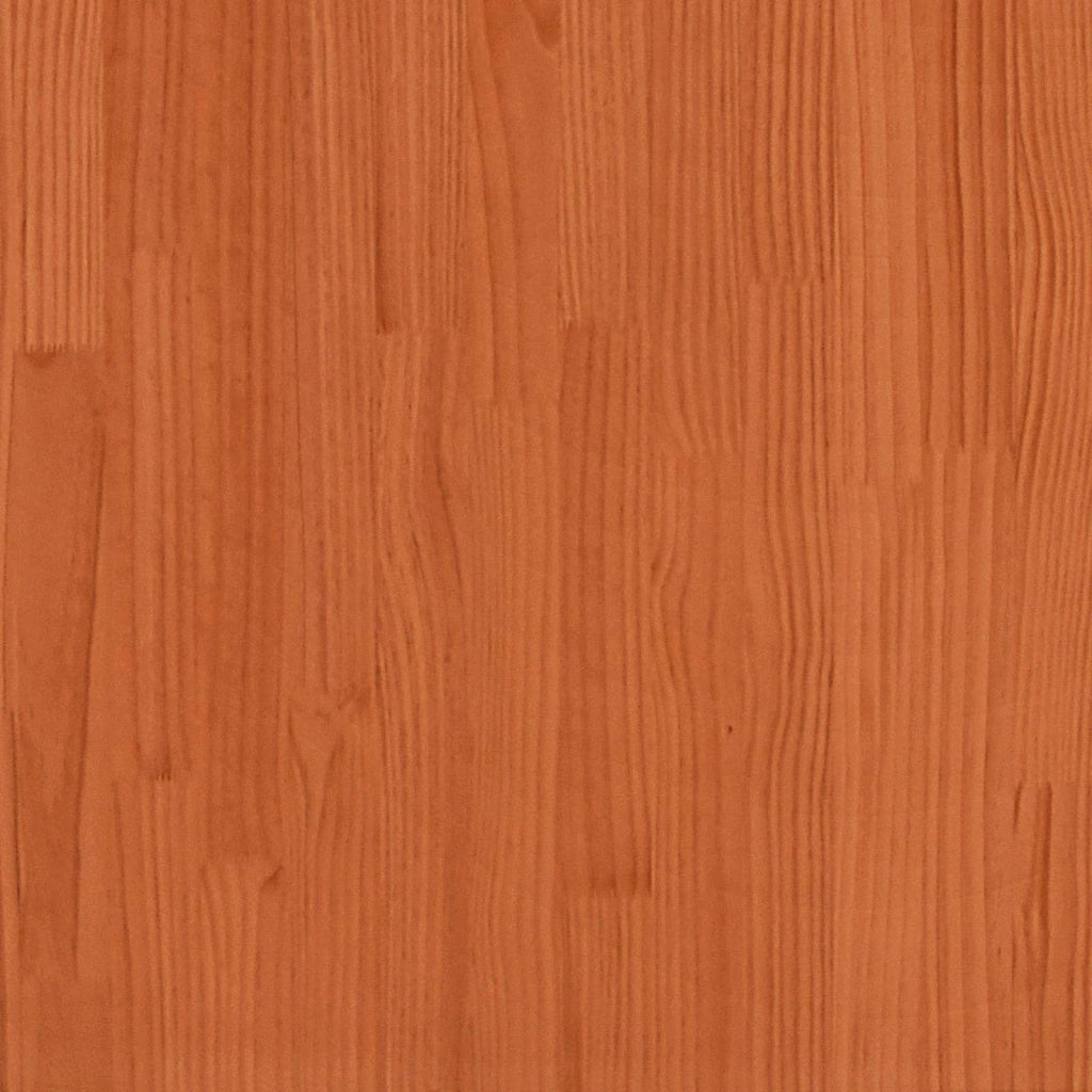 Struttura del letto con testiera Marrone cerato 80 x 200 cm 877238