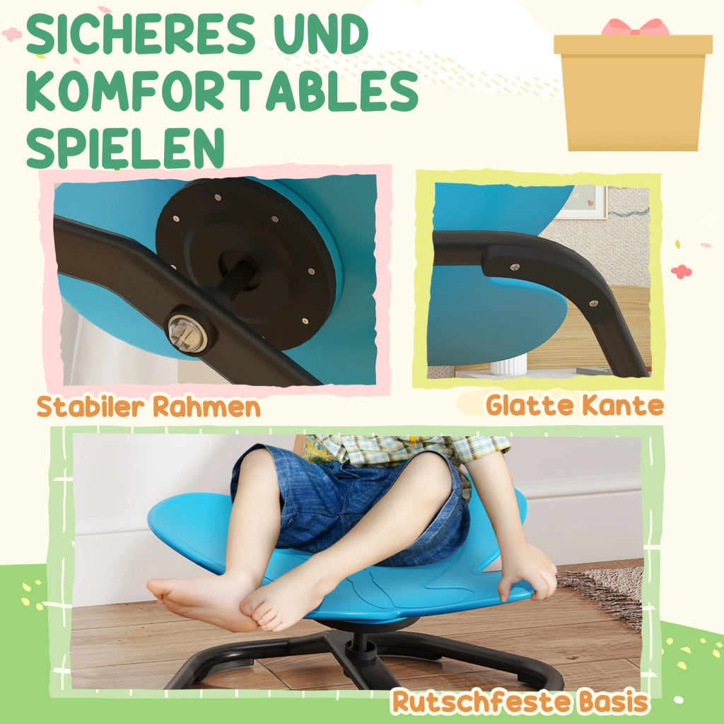 Sedia girevole per bambini ¨C Minimal ¨C Blu