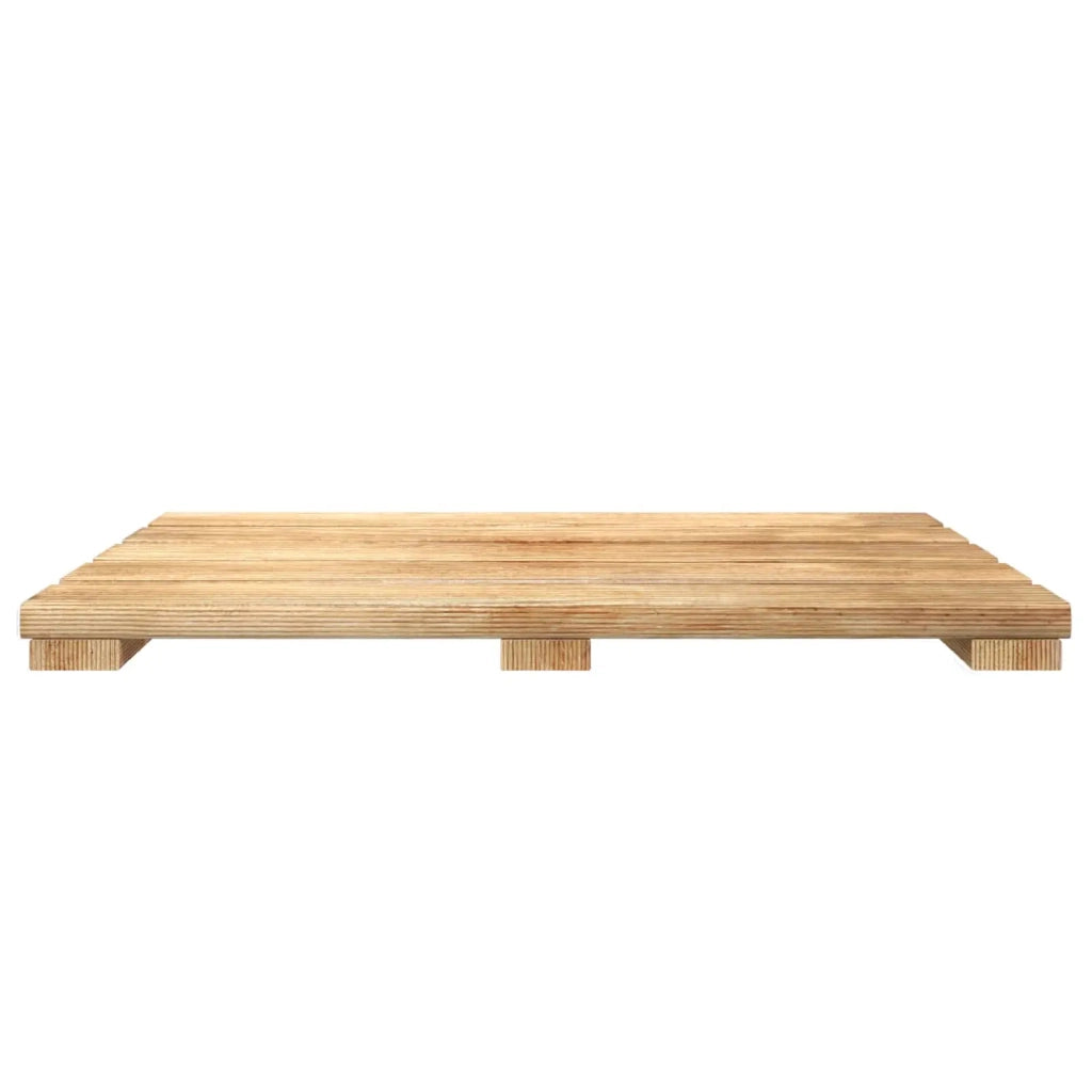 Piastrella per Decking 18 pcs Marrone 50 x 50 cm 3444824