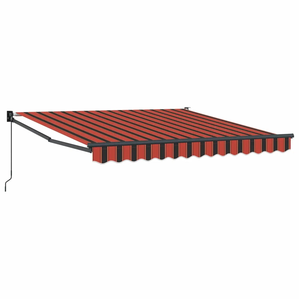 Tenda Retrattile Arancione e Marrone 300 x 250 cm 3329947