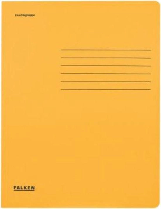 Dossiermap A4 320gr giallo