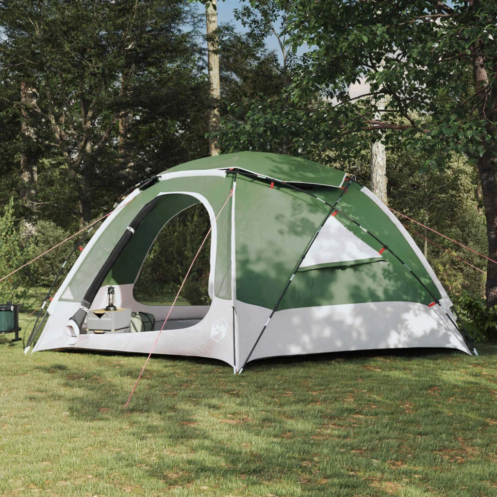Tenda a cupola con tetto rimovibile-Tenda da campeggio Verde 12-Persone