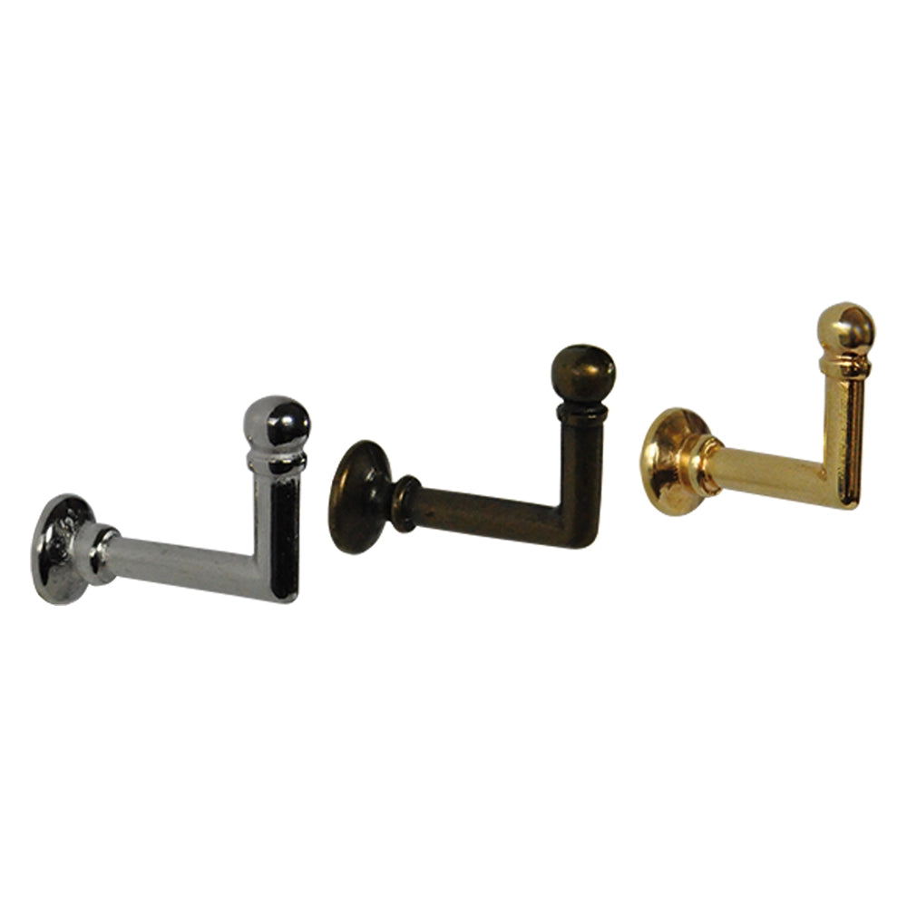GANCIO PER TENDA 'ROMA' mm. 35 - pz 2 nichelato  - Blister Koncreto