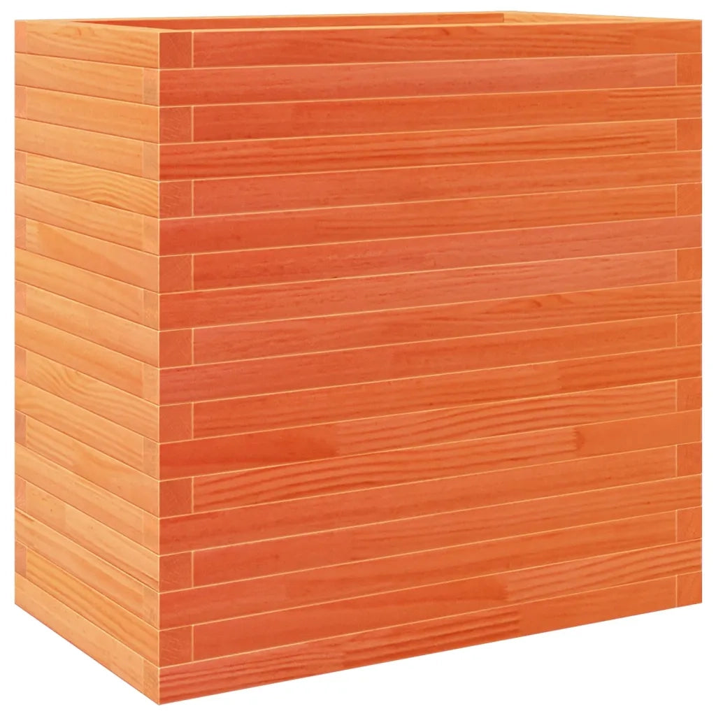 Fioriera Giardino Marrone Cera 70x40x68,5cm Legno Massello Pino 3282486