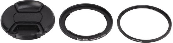 Filtro UV 67mm - Filtro di Protezione - Set di Montaggio per Obiettivi - Per SX40/SX50/SX60/SX70 - Migliorata Visione dei Colori - Inclusa Scatola in Plastica - Filtro per Obiettivi