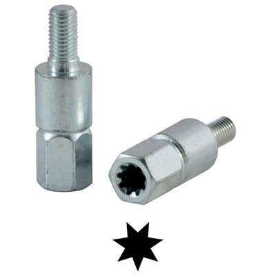INSERTO X COPPIA CONICA DECESPUGLIATORE - DENTI  7- 2 pezzi