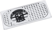 Rinser per bicchieri G1/2In - 114mm diametro - lattina per bicchieri in acciaio inossidabile - pulitore pratico - per hotel bar, caffetteria, casa - rinfrescante per bicchieri.
