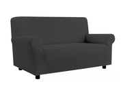 Copridivano Elasticizzato Antimacchia Modello Zeno Colore Piombo - Poltrona - Piombo