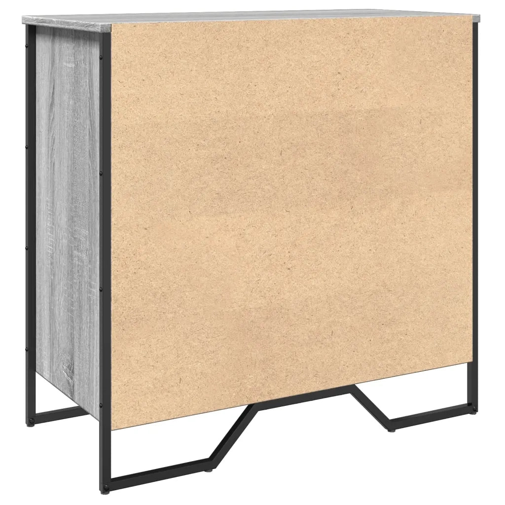 Scarpiera-Scaffale per scarpe Grigio Sonoma 80x38x78 cm in Truciolato