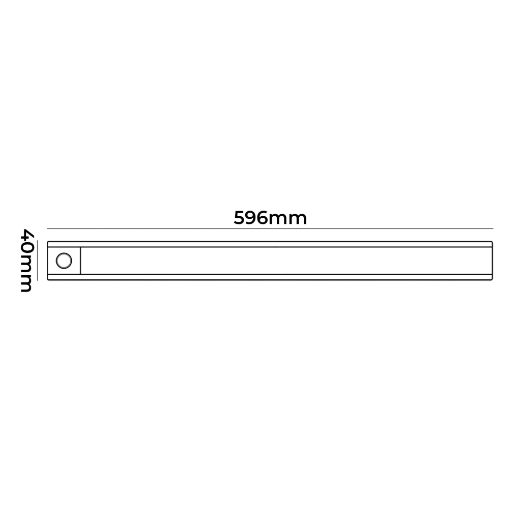 LAMPADA LED RICARICABILE 3W CON SENSORE DI MOVIMENTO LUCE NATURALE 4000K° - BARRA LUMINOSA MAGNETICA IN ALLUMINIO PER ARMADI CUCINA E CORRIDOI