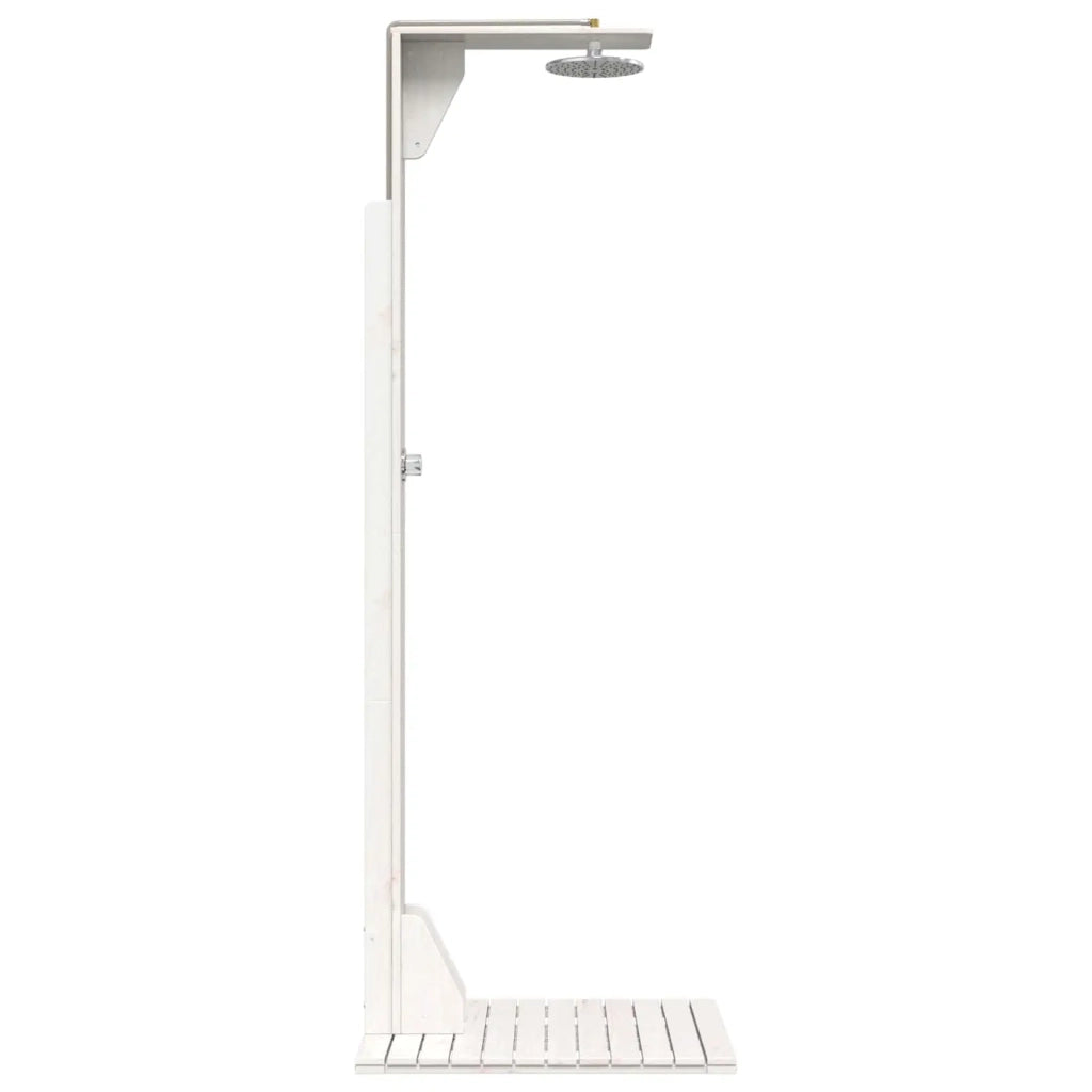 Doccia da esterno 214,5 cm Bianco 886345